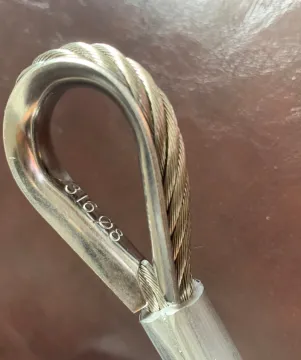 7X7 stainless steel wire rope 1mm 316