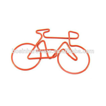 Clip de papel de alta calidad de la forma de la bicicleta del metal de la manera