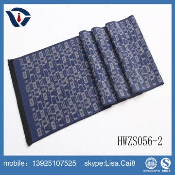Wholesale new style fashion winter jaquard 100% cotton men scarf