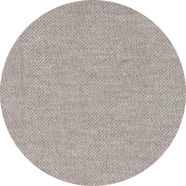 Needle punched wool polyester blend fabric
