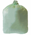 100% βιοαποικοδομήσιμο λιπασματοποιήσιμο τσάντα σκουπιδιών