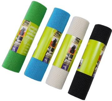 Colorful PVC Non-Slip Mat: Easy to Cut and Grip Liner for Kitchen or Table