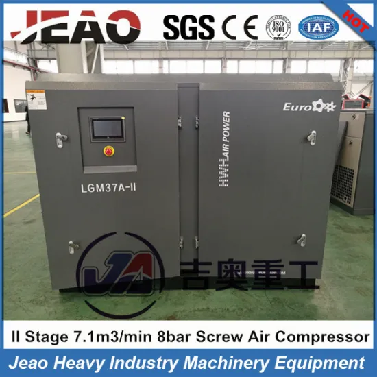 OEM Motor Lubrication Style and Stationary Configuration Atlas Copco Screw Air Compressor 50HP