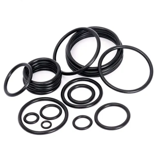 Standard Nitrile Black Flat O-Ring Sealing Rubber O-Ring