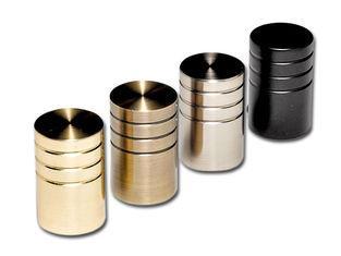 Classic Brass Metal Curtain Rod Finials , Top Grade Metal C