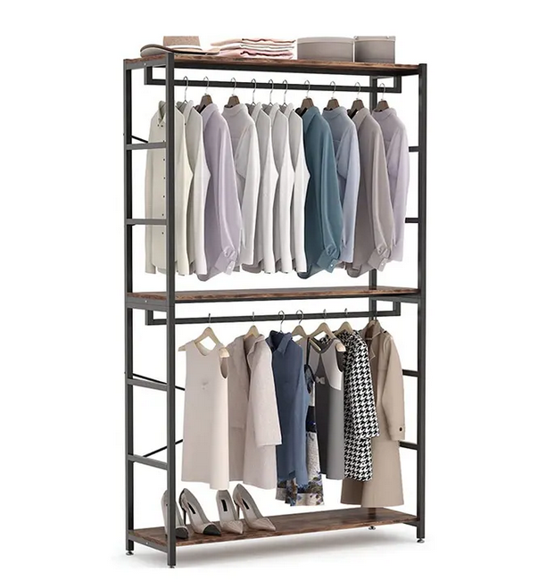 Multipurpose Metal Coat Clothes Rack