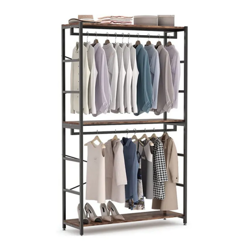 Multipurpose Metal Coat Clothes Rack