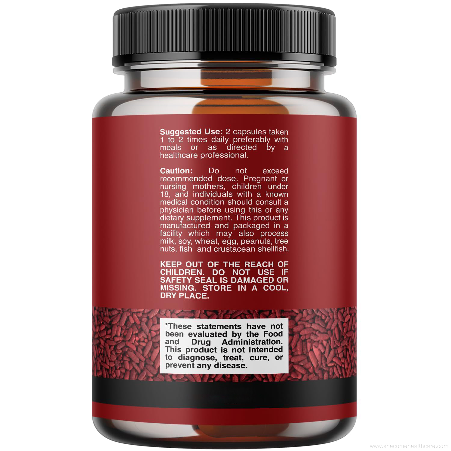 Red Yeast Rice with CoQ10 Supplement for adult