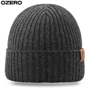 OZERO All-Season Polyester Windproof Beanie for Office Commute
