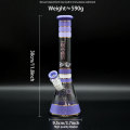 Purple Transparent Glass Hookah