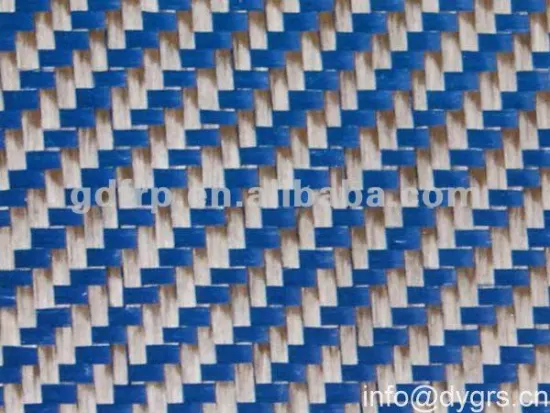 3k carbon fiber Blue twill fabric HT0014