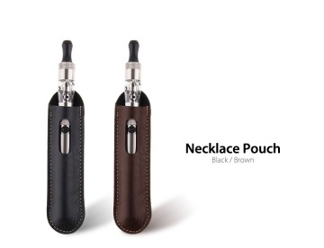 Henrycase leather E-cig pouch with customed logo