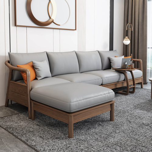 Sofa Ruang Tamu Ash Wood Amerika Utara