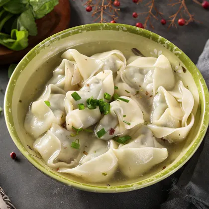 Handmade Pork and Vegetable Artisanal Large Wontons