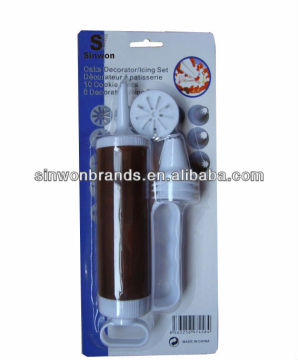 cake decoration set 5 nozzles and 10 discs
