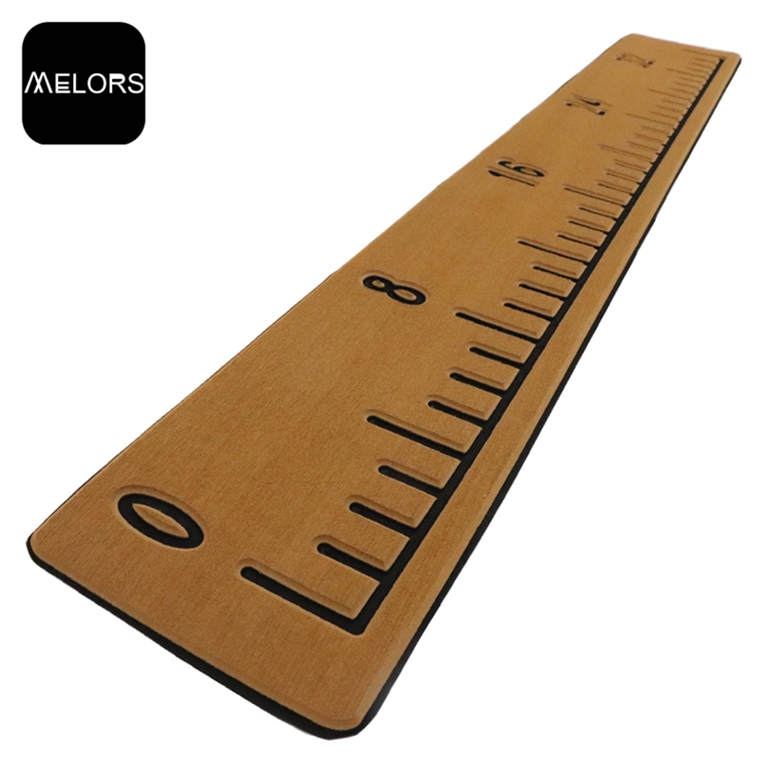 Melors EVA Fish Ruler Adhesive Teak Flooring Mat