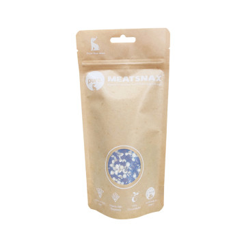 Pla Kraft Paper Food Grade Bag con finestra