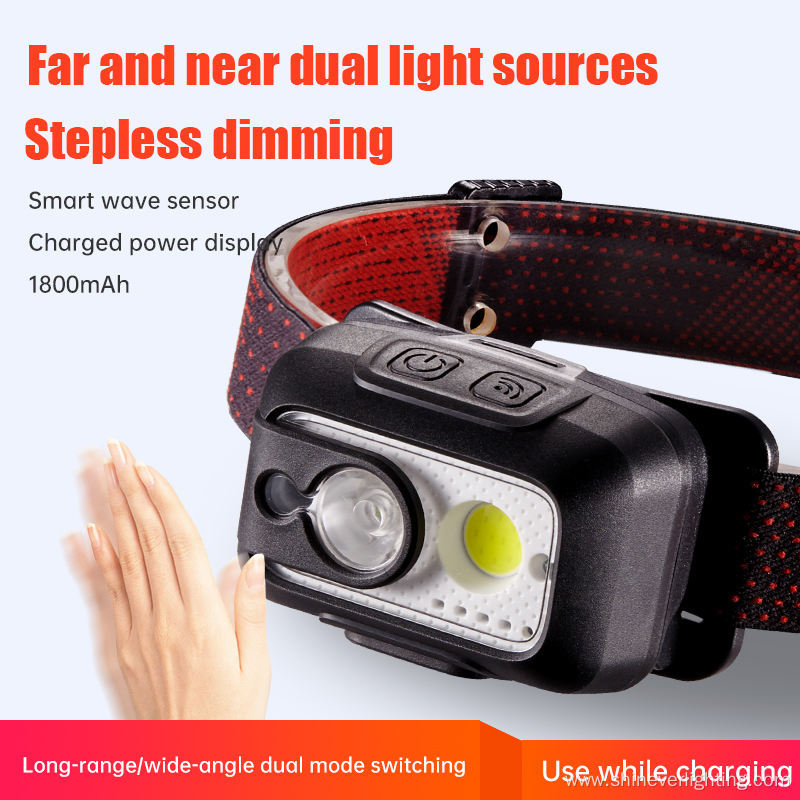 Powerful Waterproof Rechargeable LED dimming Headlamp