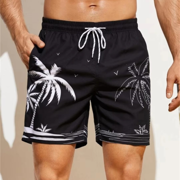 Trending 2025 Mens Cotton Casual Shorts: OEM Wholesale Sublimated Printed Sports Hip Pop Shorts