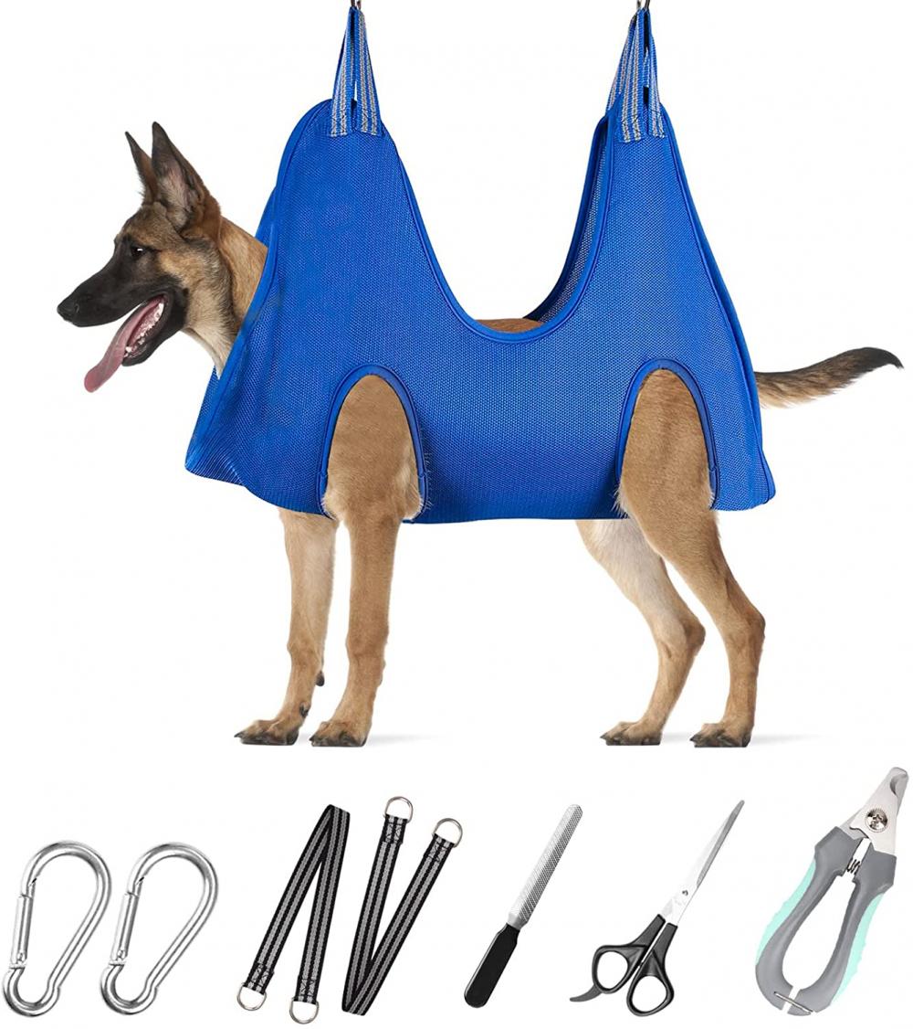 Pet Dog Grooming Hammock Dog Grooming Harness for Nail Trimming