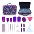 60 Bottles Diamond Painting Purple Accessories Storage Box