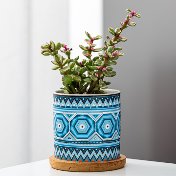 Ceramic Bonsai Succulent Planter - Home Decor and Garden Ornament