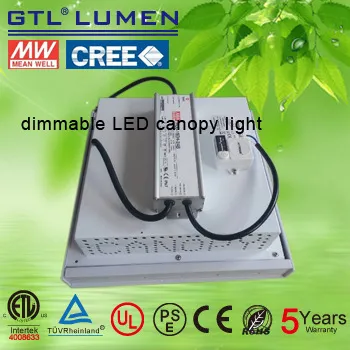 120W best price radar sensor LED canopy light with ETL listed