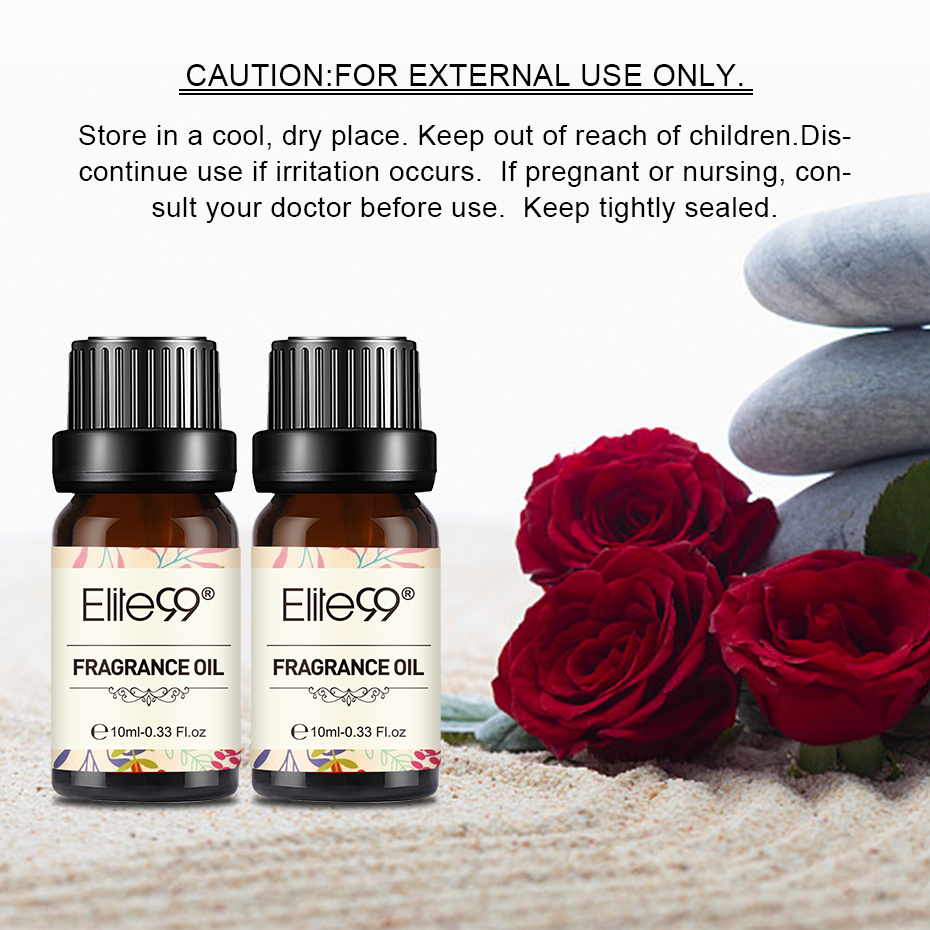 Elite99 10ml Coconut Vanilla Fragrance Oil Sandalwood Flower Essential Oils For Bathing Aromatherapy Humidifier Purifying Air