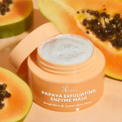Private Label AHA Glycolic Acid Papaya Enzyme Face Peel Mask