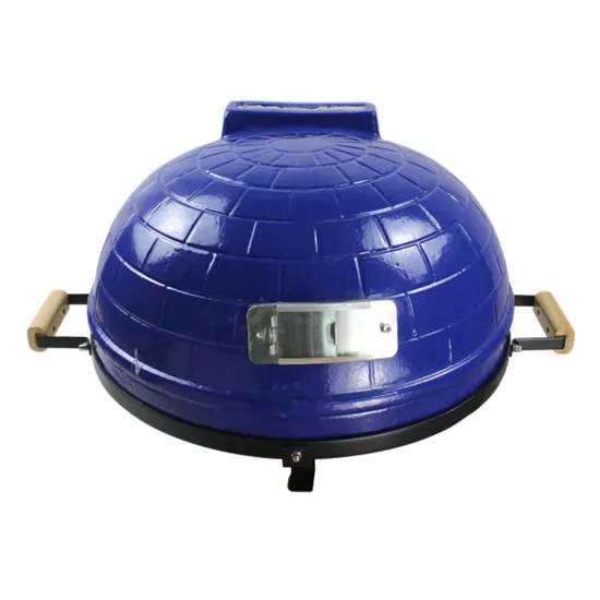 SEB KAMADO 21 Inch Red Pizza Oven Ceramic Wood Fire For Kitchen & Party & Outdoor