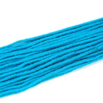 Zweifarbige Ombre Faux Locs 1B BLAU