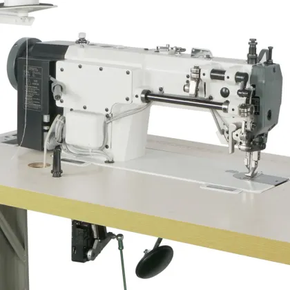 Maquina De Costura Transporte duplo Direct Drive Motor Pneumatic Servo Industrial Leather Sewing Machine JL-0303D