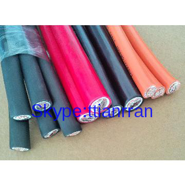 Super flex rubber insulated copper / aluminum welding cable