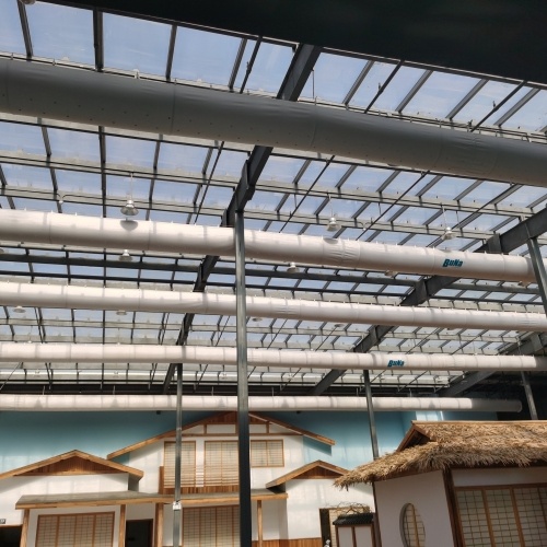 Fabric Ducts in Indoor Ecological Gardens