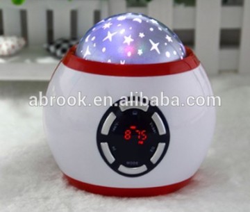 Mini portable led speaker lights support usb flash drive fm radio and EQ function