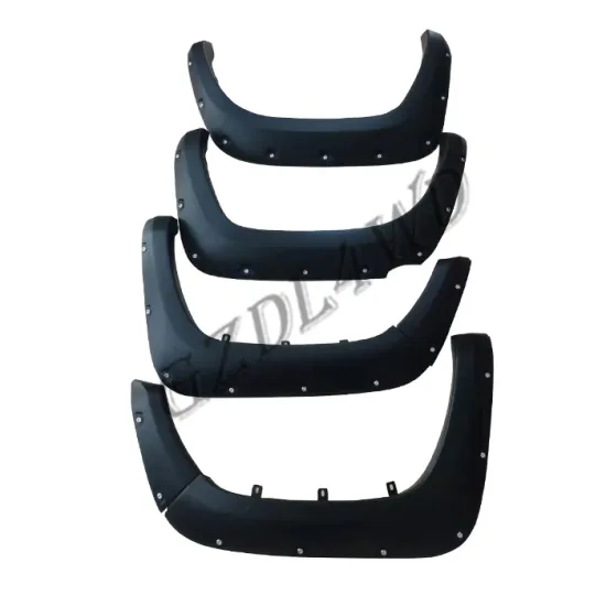 Pocket Rivet Style Fender Flares for Tacoma 2005-2018 with Textured Black Decorative Screws