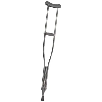 Adjustable Aluminum Foldable Axillary Crutches with Medical Padding