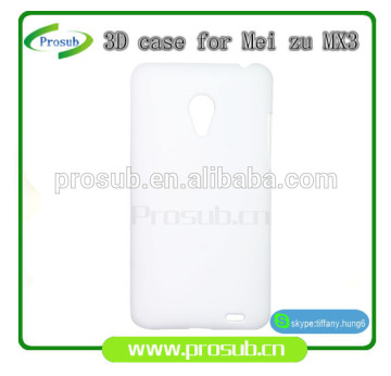 3d sublimation diy blank cell phone case cover skin for SSFP-MZ X3