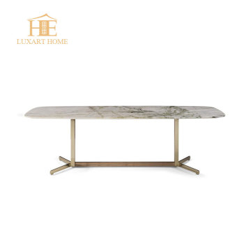 Luxury Modern Carrara White Marble Round Dining Table