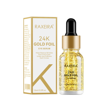 24K Gold Organic Eye Serum for Firming Delicate Skin
