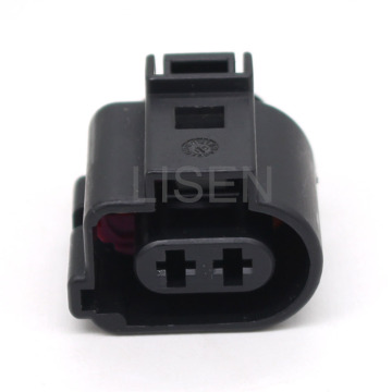 1J0973722A FEP 2 Pin Female 2.8mm Headlight Socket Connector - VW Audi Seat