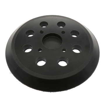 5 Inch 123MM 8 Holes 4 Bolts Black PU Foam Hook and Loop Backup Backing Pad Sanding Pad for Polishing Grinding