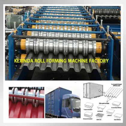 shipping container roof container making machine rollforming machine line