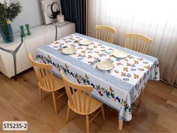 Modern design banquet arrangement PU leather tablecloth