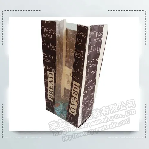 Custom Printed Kraft Paper Bakery Packaging  Bags