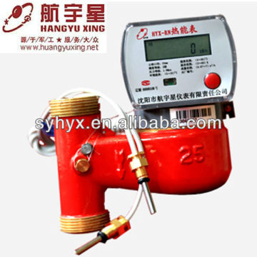 Wet Type Vertical Mechanical Straight Pipe Single Jet Vertical Residential Heat Meter