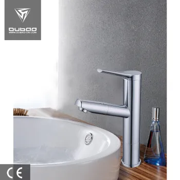 Zinc alloy chromed CUPC parts bathroom wash faucet