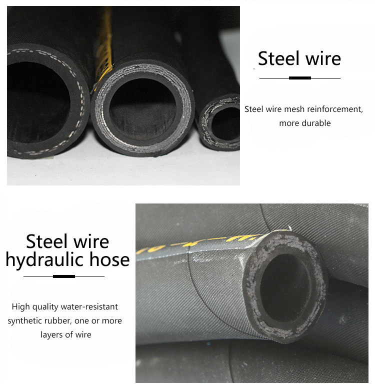 Wąż hydrauliczny 4SH/4SP standardowy wąż gumowy wąż pod wysokim ciśnieniem