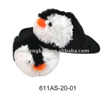 Plush Penguin indoor slipper