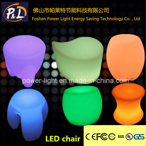 Cambia bagliore colore illuminato ricaricabile LED sedia